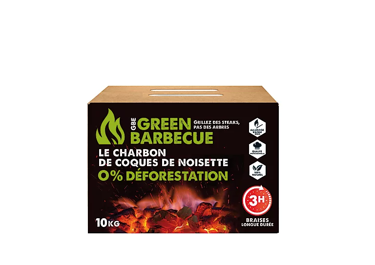 Fournitures De Barbecue Soldes -Fournitures De Barbecue Soldes charbon coque de noisettes greenbarbecue 10kg3770016256032 01c FR CF