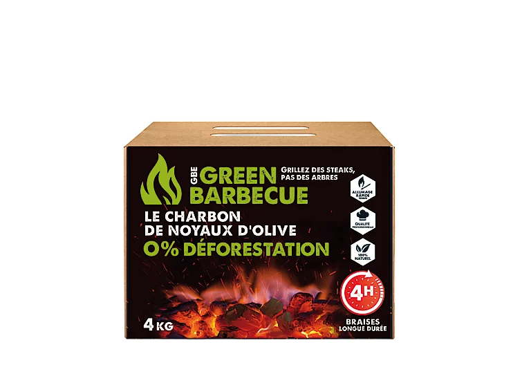 Castorama Charbon Noyaux D'olives GreenBarbecue 4kg 3 Castorama Charbon Noyaux D'olives GreenBarbecue 4kg