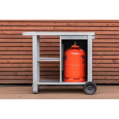 Castorama Chariot Deluxe Pour Plancha 2 Et 3 Brûleurs