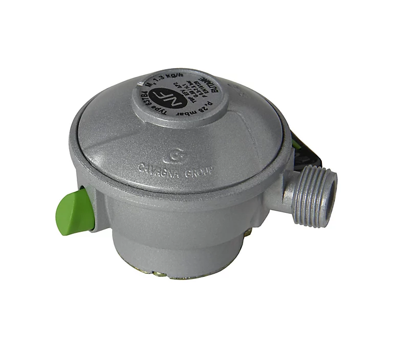 Castorama Détendeur Sécurité Quick On Pour Bouteille Butane 6-10 Kg, ø27 Mm, 1.3 Kg/h - 28 Mb 3 Castorama Détendeur Sécurité Quick On Pour Bouteille Butane 6-10 Kg, ø27 Mm, 1.3 Kg/h - 28 Mb