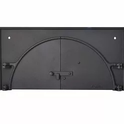 Castorama Façade En Fonte Avec Porte Battante Pour Four à Bois Ephrem L'Essentiel, L'Authentique Et Le Carré