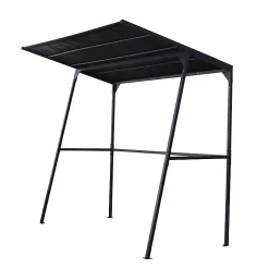 Castorama Tonnelle Pour Barbecue Acier Et Toit Polyester Solys 1,80 X 1,30 M