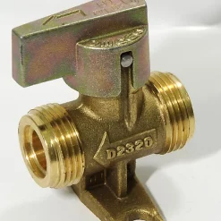 Castorama Vanne D'arrêt 1/4 De Tour Pour Butane/propane Entrée Et Sortie M20X150